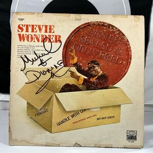 STEVIE WONDER “Signed, Sealed & Delivered” LP Tamia S304